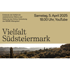 Onlineverkostung "Vielfalt Südsteiermark"